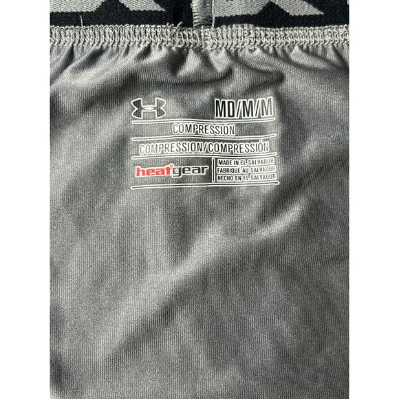 5-82 UNDER ARMOUR Men's Compression Pants Gray Medium - Picture 5 of 6